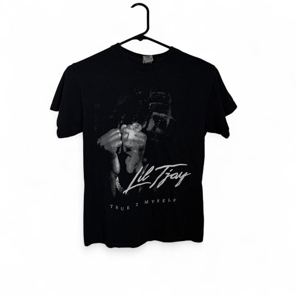 Lil Tjay black tour tee